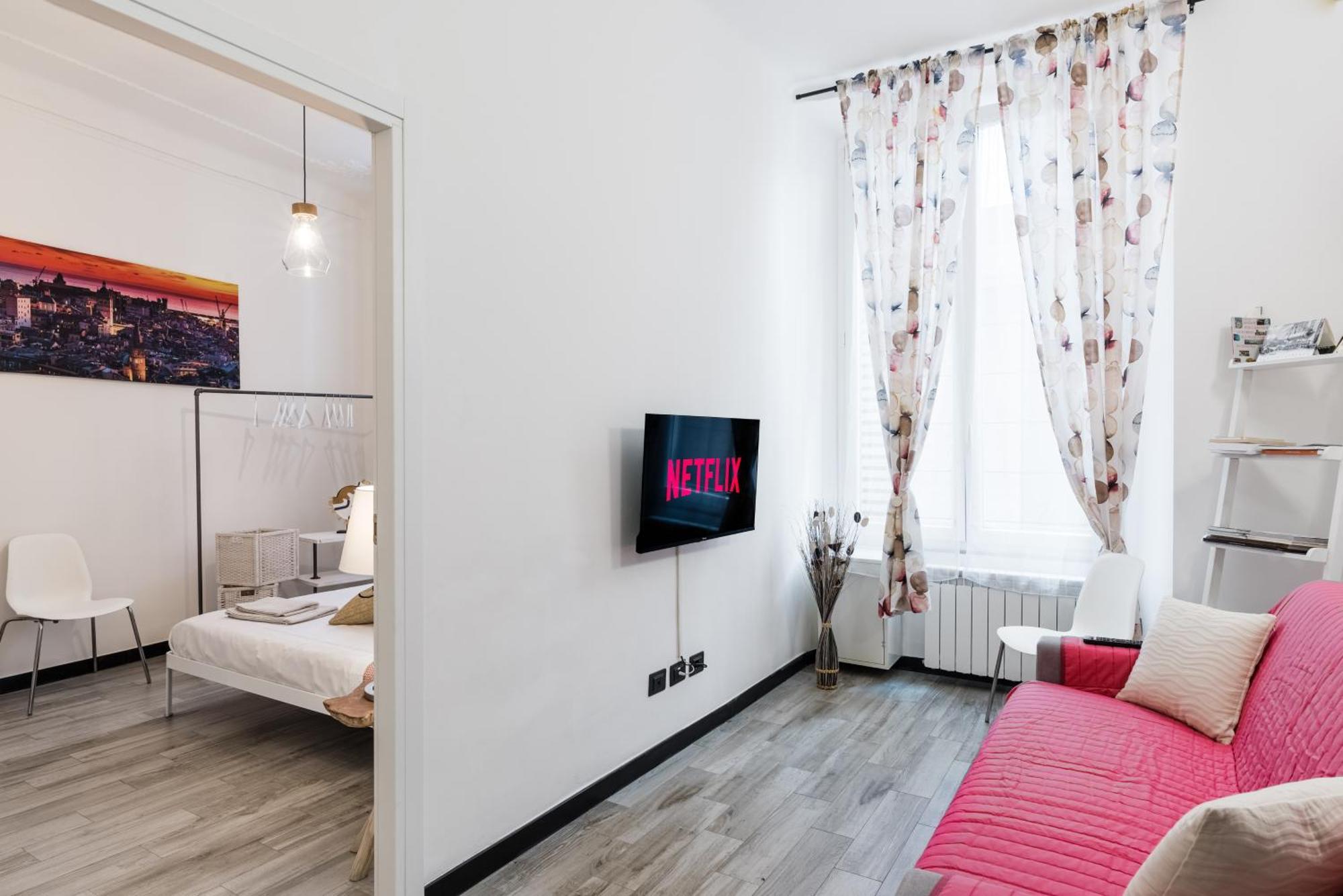 Acquario 5 Minuti, 1Br , Free A-C, Wifi & Netflix "City Center" By Tilo Genua Exterior foto
